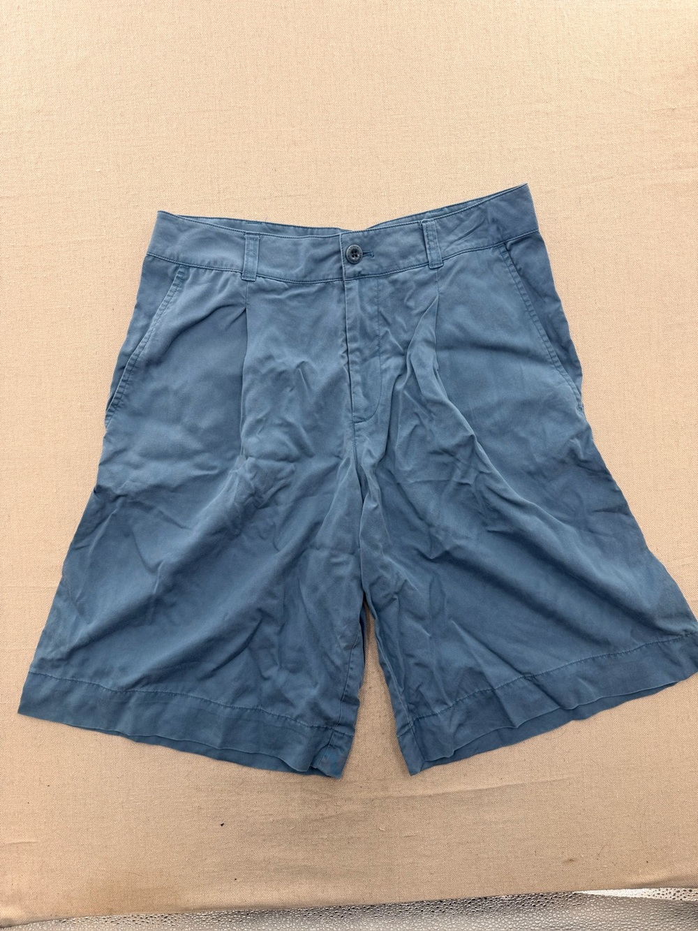 Lauren Ralph Lauren Blue Casual Pleated Shorts
